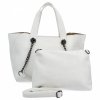 GENȚĂ DE DAMĂ shopper bag Herisson alb 1852A902